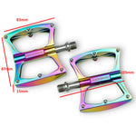 Flat Pedal Butterfly Bmx Mtb Ultralight 156G Multi Colour Tri Bearing