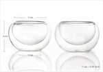 Gongfu Chinese Ceremony Tea Set - 6 Glass Cups With Infuser