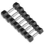 56Kg Hex Fixed Dumbbell Set (4, 6, 8, 10Kg Pairs)