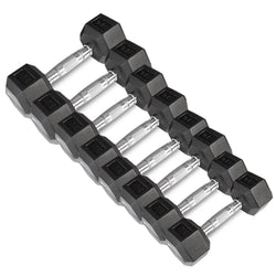 56kg Hex Fixed Dumbbell Set
