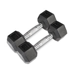 56Kg Hex Fixed Dumbbell Set (4, 6, 8, 10Kg Pairs)