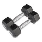 56Kg Hex Fixed Dumbbell Set (4, 6, 8, 10Kg Pairs)