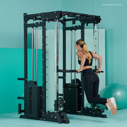 25 Multi Gym - Dual Stack Trainer, Smith Machine, Half Rack