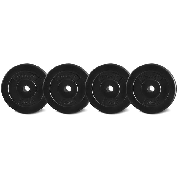  5Kg Endurashell Standard Weight Plates 25Mm (Set Of 4)