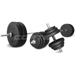 85kg EnduraShell Barbell & Dumbbell Weight Set