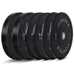 70Kg Black Series V2 Rubber Olympic Bumper Plate Set 50Mm