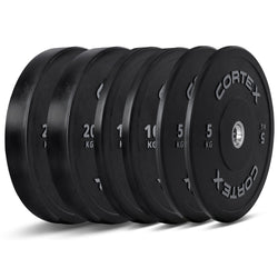 70kg Black Series V2 Rubber Olympic Bumper Plate Set 50mm