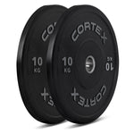 150Kg Black Series V2 Rubber Olympic Bumper Plate Set 50Mm