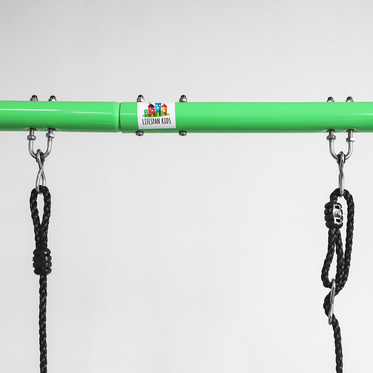 Kids Lynx 4 Station Swing Set With Slippery Slide