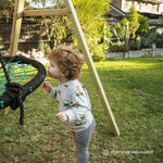 Kids Oakley Swing Set With 1.2M Spidey Web Swing