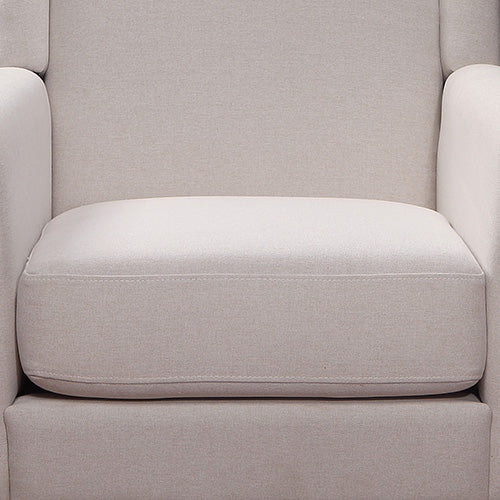Elegant Beige Armchair - Upholstered Fabric Lounge Chair
