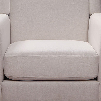 Elegant Beige Armchair - Upholstered Fabric Lounge Chair
