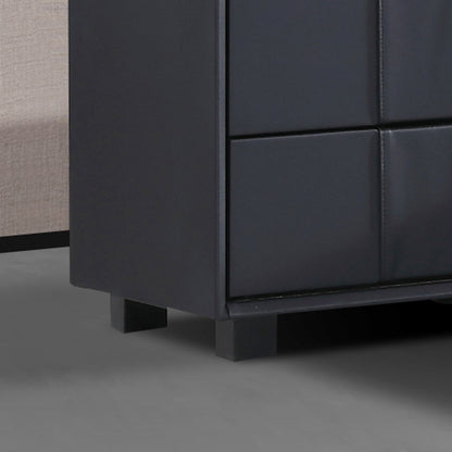 Prado 4Pc Fabric Gas Lift Queen Bedroom Suite Gas Lift Storage