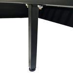 Camelia Double Size Bed Frame Pink Velvet Upholstery High Headboard