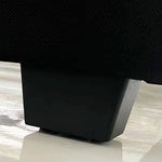 Camelia Double Size Bed Frame Pink Velvet Upholstery High Headboard