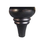 Queen Size Sleigh Bedframe Velvet Upholstery Grey Colour Tufted