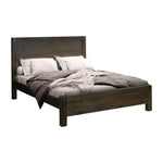 Double Size Chocolate Bed Frame, Solid Wood Acacia