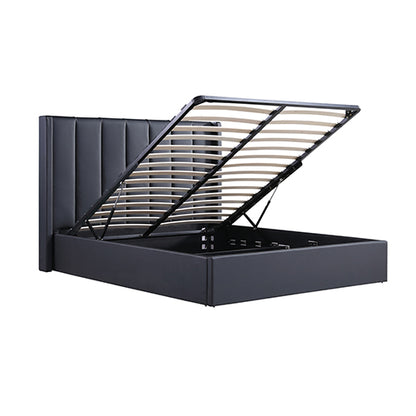 Prado Gas Lift Queen Bed Frame Non-Woven Fabric Mdf Kd Slats Gas