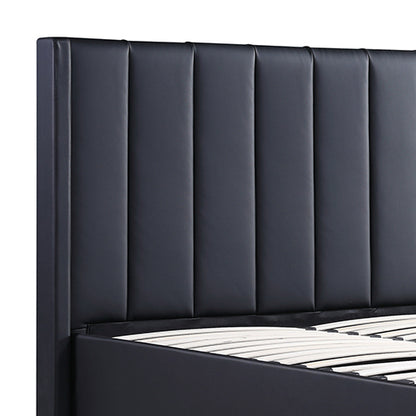 Prado Gas Lift Queen Bed Frame Non-Woven Fabric Mdf Kd Slats Gas