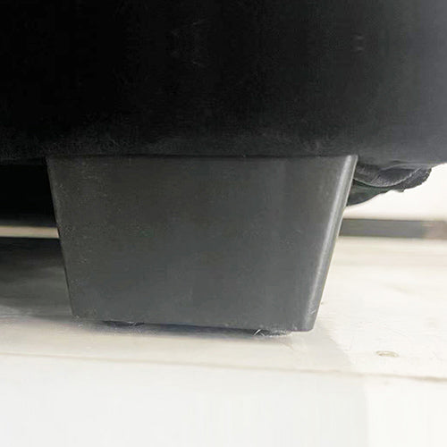 Roman Bed Frame Double Size Black Velvet Fabric With Gas Lift Plywood