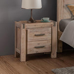 Java Bedside Table Oak