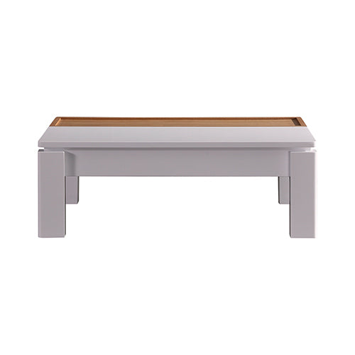  Coffee Table High Gloss Finish Lift Up Top Mdf White Ash Interior Storage