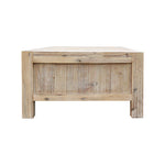 Coffee Table Solid Acacia Wood & Veneer 1 Drawers Storage Oak