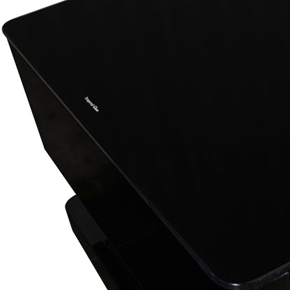 Stylish Coffee Table High Gloss Finish In Shiny Black With 4 Drawers Storage