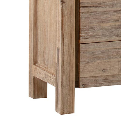 Dresser Table Mirror Makeup Cabinet with Drawer Oak