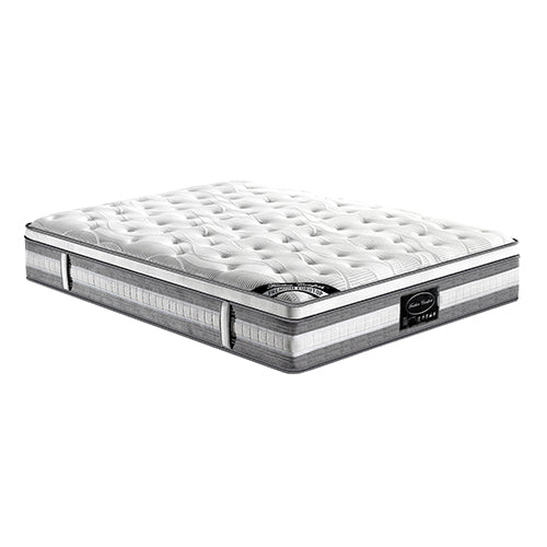  Euro Top Double Pocket Spring Mattress - Medium Firm 34Cm Thick