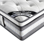 Euro Top King Single Pocket Spring Mattress - Medium Firm 34Cm Thick