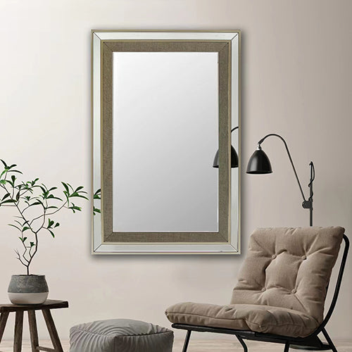  Wall Mirror Silver Mirror Rectangular/Round Shape