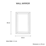 Wall Mirror Silver Mirror Rectangular/Round Shape