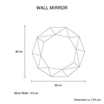 Wall Mirror Silver Mirror Rectangular/Round Shape
