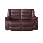 Luxurious Recliner Pu Leather 2R sofa-Brown