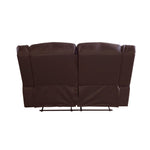 Luxurious Recliner Pu Leather 2R sofa-Brown