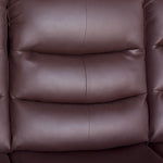 Luxurious Recliner Pu Leather 2R sofa-Brown