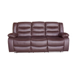 Luxurious Recliner Pu Leather 3R sofa- Brown