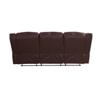 Luxurious Recliner Pu Leather 3R sofa- Brown