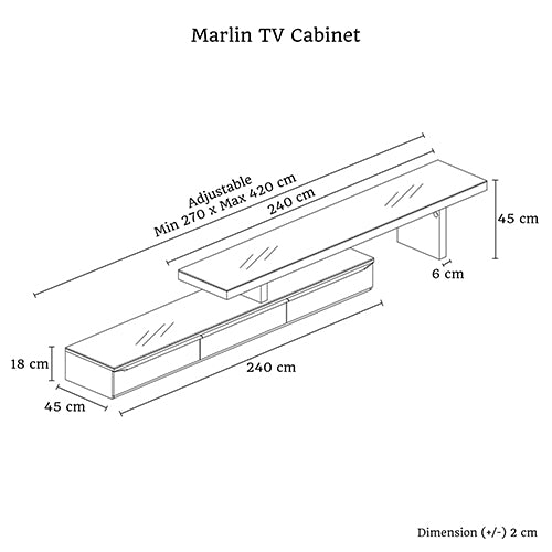 Black Tv Cabinet With 3 Drawers