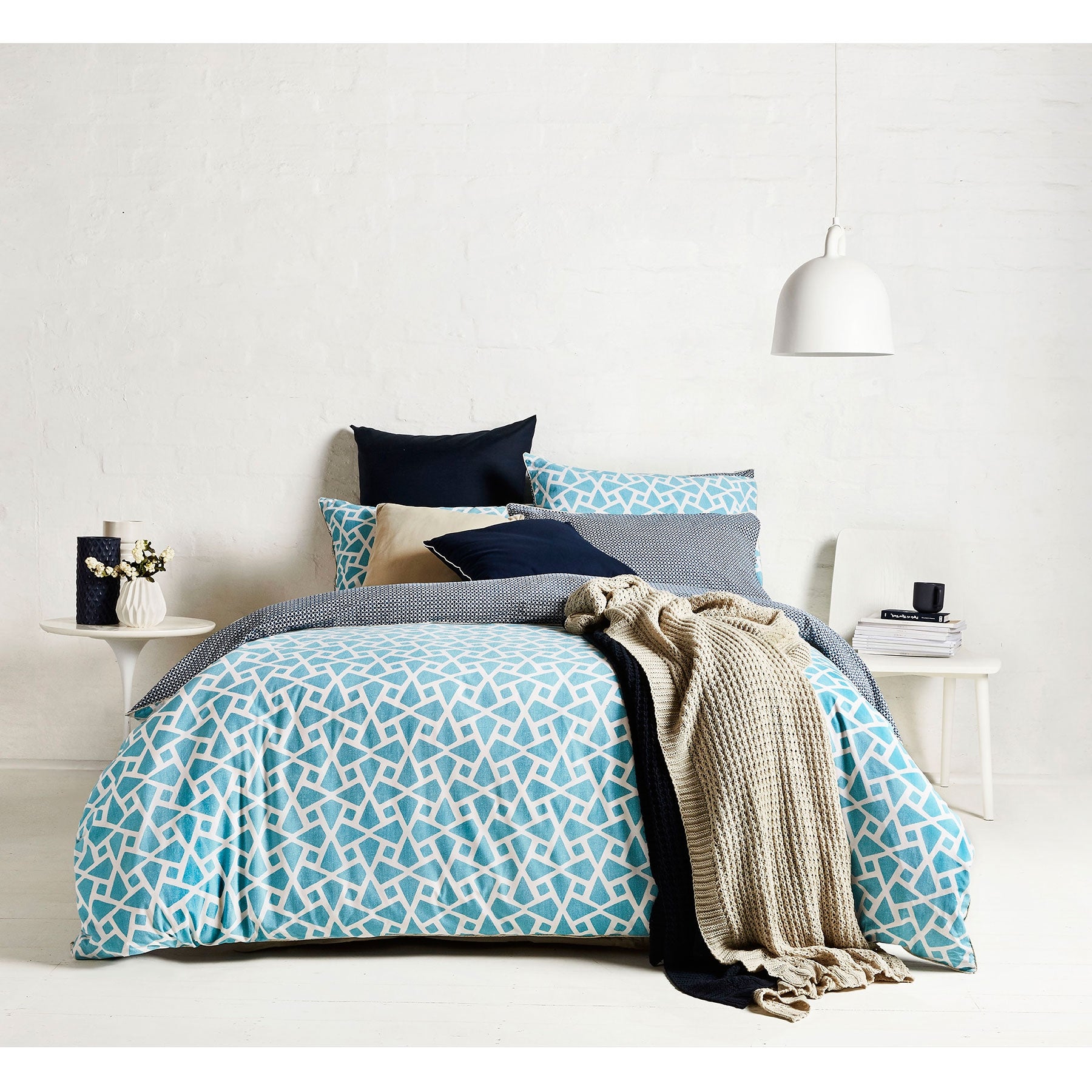 Coast Reversible Quilt Cover Set QUEEN