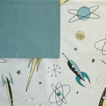 Rocket Boy Chambray Quilt Cover Set Double
