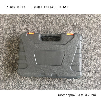 25Pcs Household Hand Tools Set Kit Box with Hard Storage Case