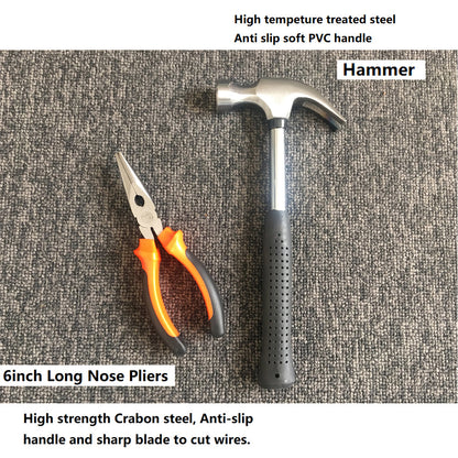 45 Pcs Household Hand Tools Set Hand Tool Kit