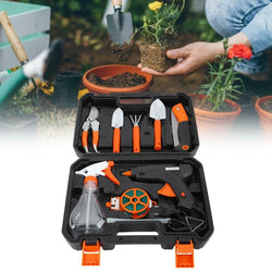 11 Pcs Garden Tools Set Gardening Shovel Rake