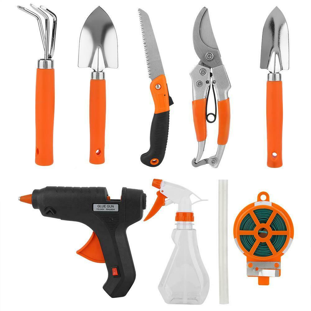 11 Pcs Garden Tools Set Gardening Shovel Rake