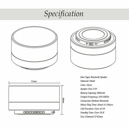 Bluetooth Speakers Portable Wireless Music Stereo Rechargeable