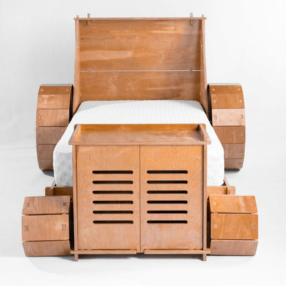 Lumina Bed Frame Suite Storage Design Wooden Frame King Size