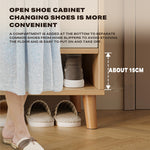 White Simple Style Shoe Cabinet Storage Cabinet