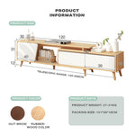 Adjustable Tv Stand Entertainment Unit With Storage Drawer Cabinet